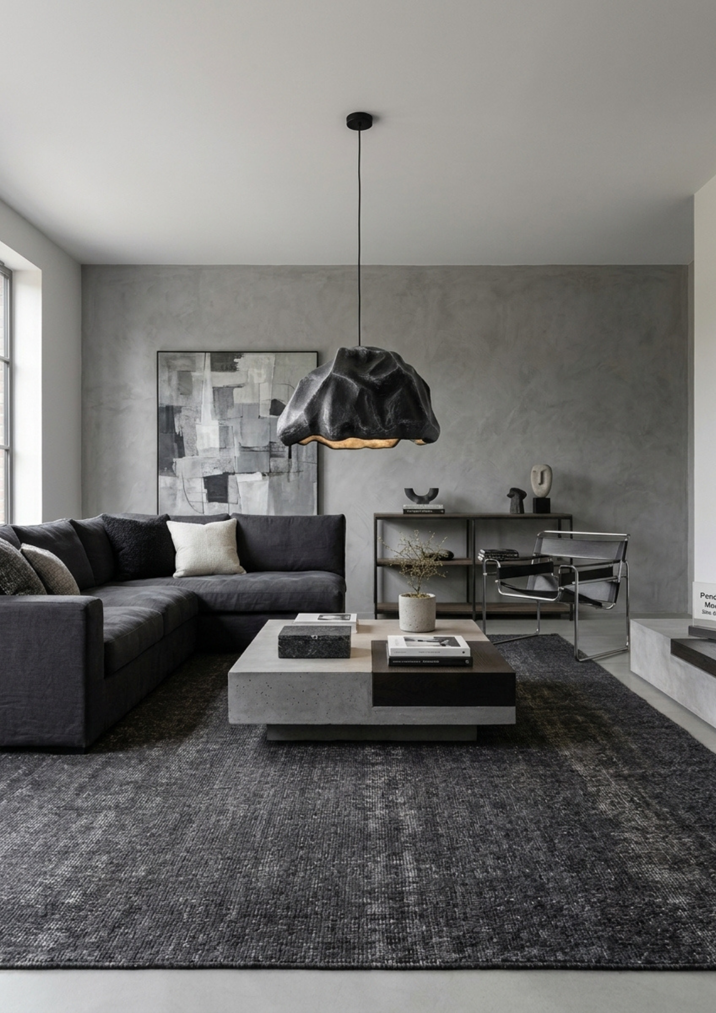 Volcan Rock Pendant Light