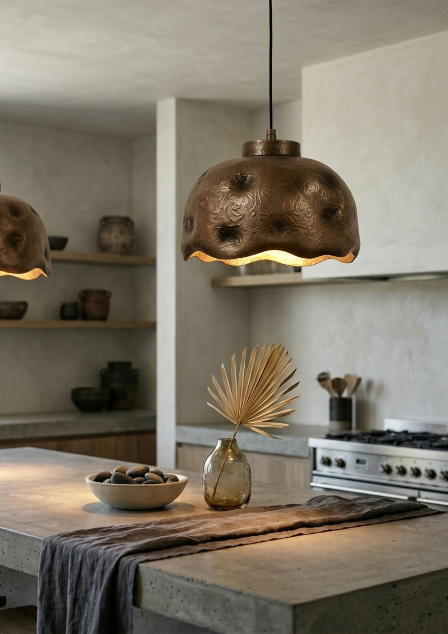 Stone Cave Pendant Light