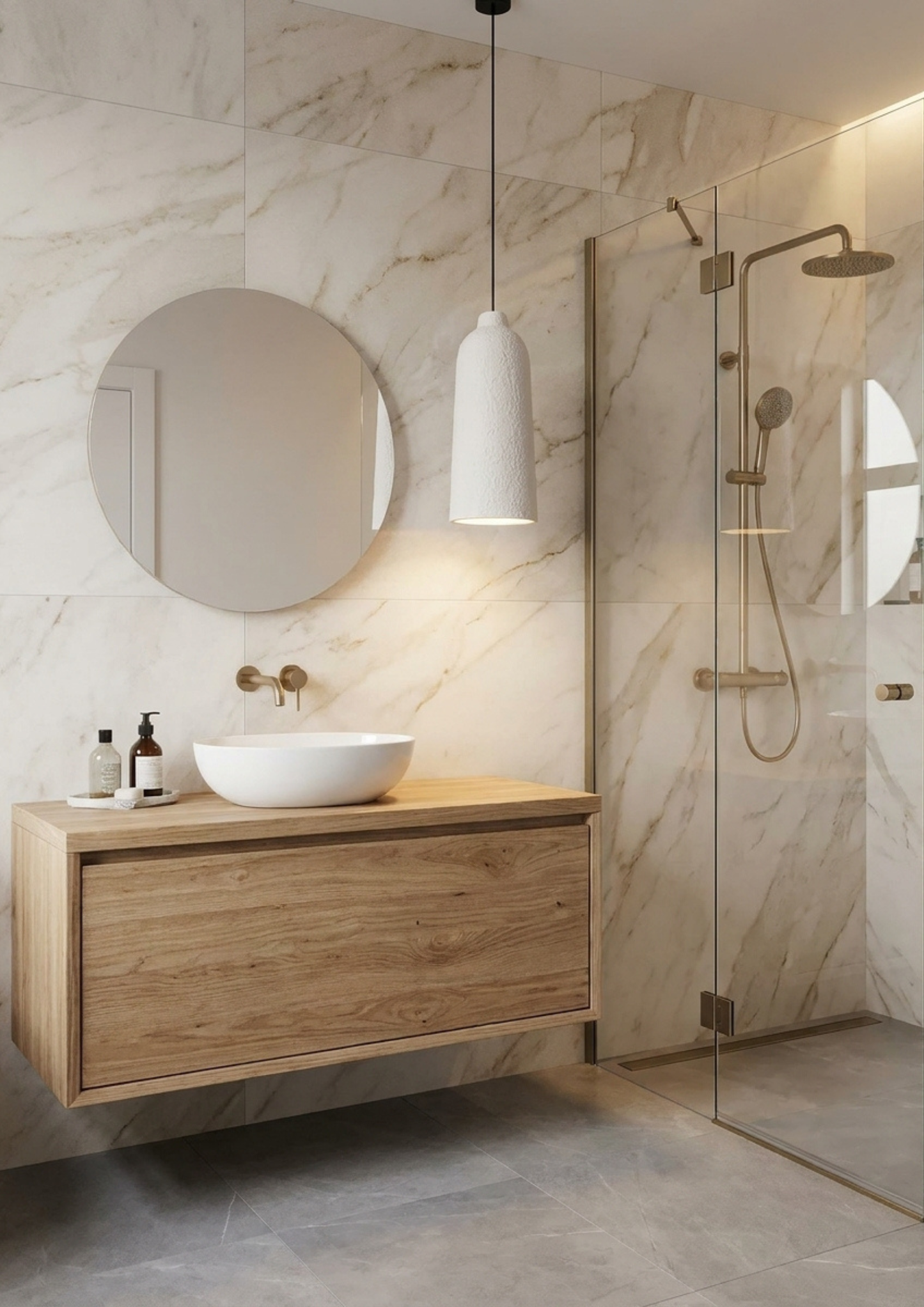 Sand Pillar Pendant Light
